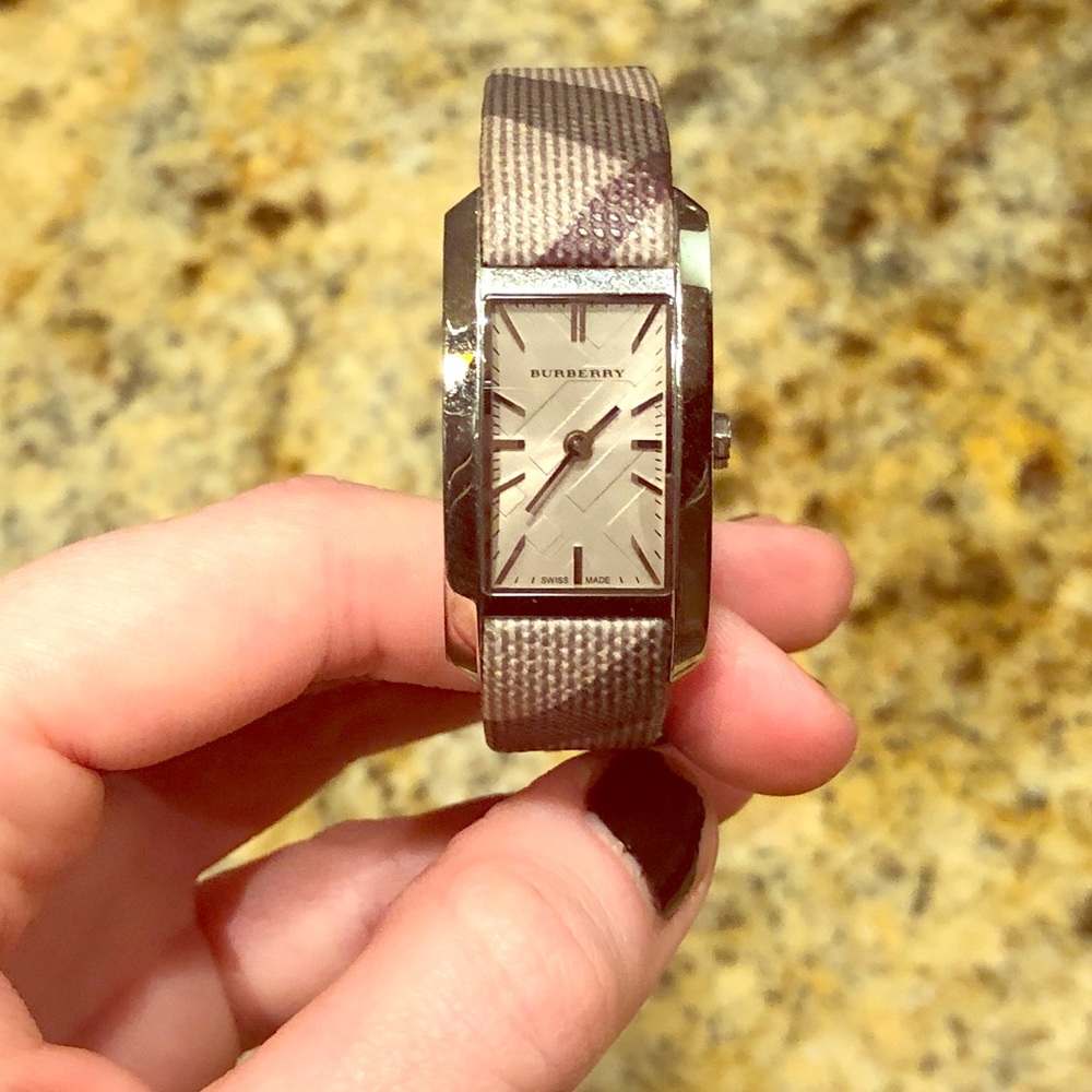 *SOLD* Burberry Smoked Check Women’s Swiss Watch